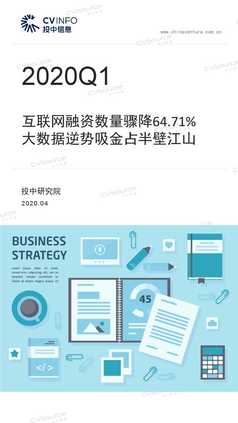 投中统计:互联网融资数量骤降64.71%,大数据逆势吸金占半壁江山-投中-202004.pdf 投中统计:互联网融资数量骤降64.71%,大数据逆势吸金占半壁江山-投中-202004.pdf