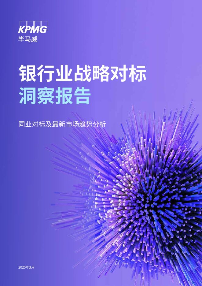 银行业战略对标洞察报告:同业对标及最新市场趋势分析-KPMG.pdf 银行业战略对标洞察报告:同业对标及最新市场趋势分析-KPMG.pdf